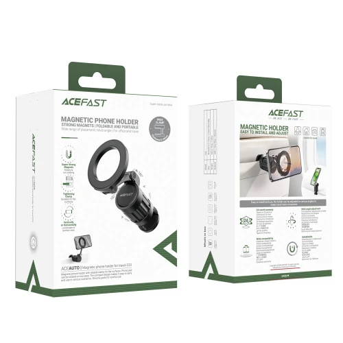 Автотримач Acefast E23 Magnetic на плоску поверхню