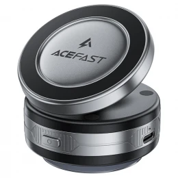 Автотримач Acefast E29 electric Suction cup magnetic wireless charging  на плоску поверхню