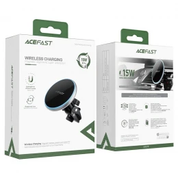 Автотримач з бездротовим ЗП Acefast D3 with MagSafe 15W вентиляційну решітку