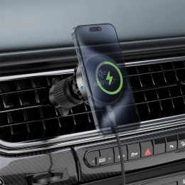 Автотримач з бездротовим ЗП Acefast D40 Qi2 Magnetic вентиляційну решітку
