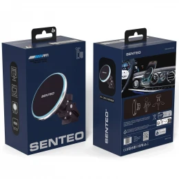 Автотримач з бездротовим ЗП SENTEO M1 Cayman series with MagSafe 15W вентиляційну решітку