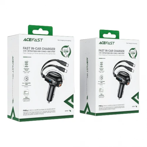 АЗП Acefast B13 Type-C 2USB-C 53W