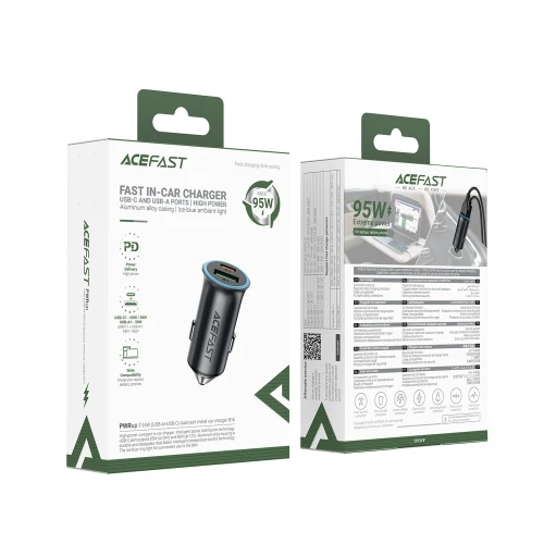 АЗП Acefast B16 USB + USB-C 95W