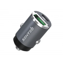 АЗП SENTEO Q-01 USB + USB-C PD/QC 20W 3A (CE Сертификат)
