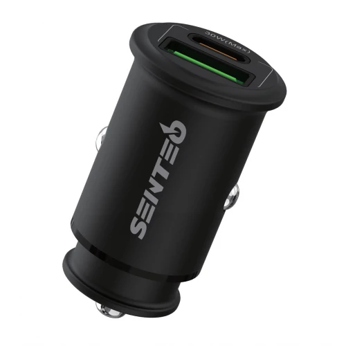 АЗП SENTEO Q-02 USB + USB-C PD/QC 30W 3A (CE Сертификат)