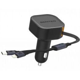 АЗП SENTEO Q-10c USB + USB-C PD/QC 30W 3A (CE Сертификат)