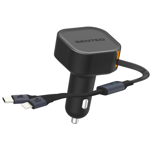 АЗП SENTEO Q-10c USB + USB-C PD/QC 30W 3A (CE Сертификат)