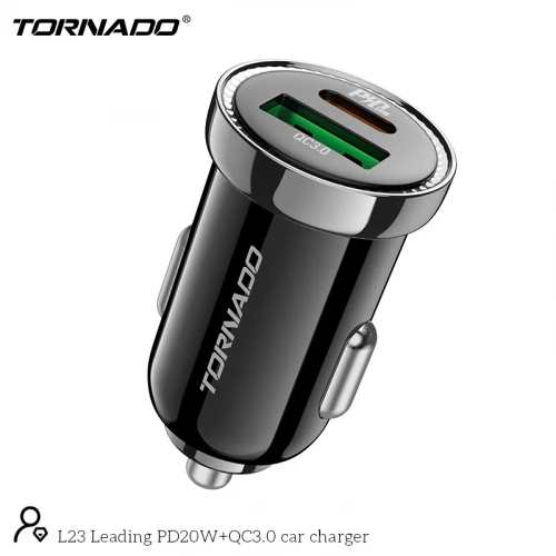 АЗП Tornado L23 USB + USB-C PD/QC 20W 3A