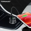 АЗП Tornado L24 USB + USB-C PD/QC 20W з дисплеем