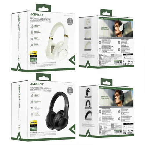 Бездротові навушники Bluetooth Acefast H4 active noise canceling
