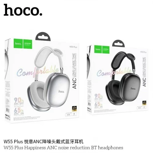 Бездротові навушники Bluetooth Hoco W55 Plus Happiness ANC