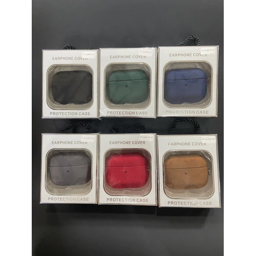 Чохол Alcantara Case for Apple for AirPods Pro 2 з карабіном