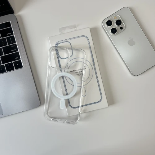 Чохол Clear Case for Apple for iPhone 15 Pro Max with MagSafe