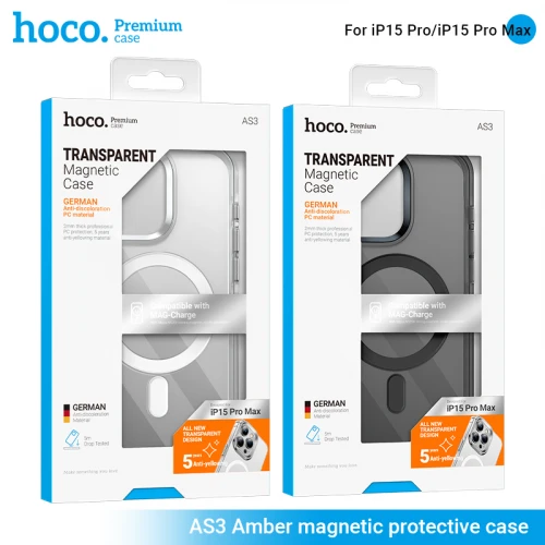 Чохол Hoco for Apple AS3 Amber Protective  for iPhone 15 Pro with MagSafe