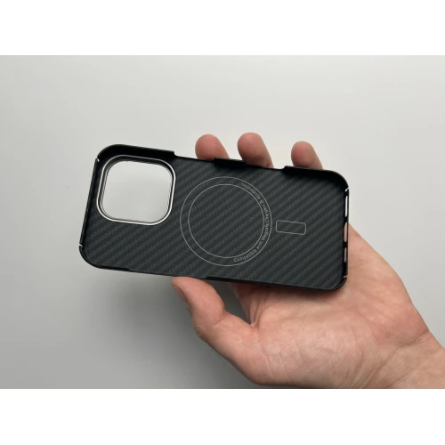 Чохол Kevlar for Apple Carbon Case for iPhone 16 Pro with MagSafe