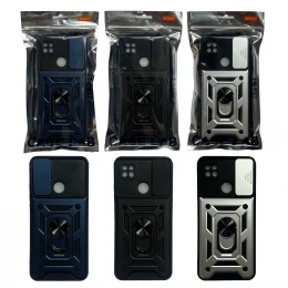Чохол протиударний з кільцем for Xiaomi Redmi 9C захист камери