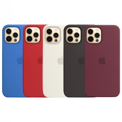 Чохол Silicone Case 1:1 for Apple for iPhone 12 | 12 Pro with MagSafe animation