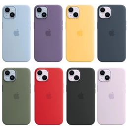 Чохол Silicone Case 1:1 for Apple for iPhone 15 with MagSafe animation