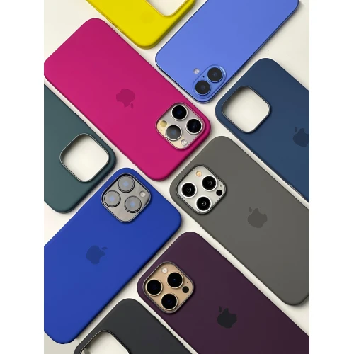 Чохол Silicone Case 1:1 for Apple for iPhone 16 Pro Max with MagSafe animation з кнопкою