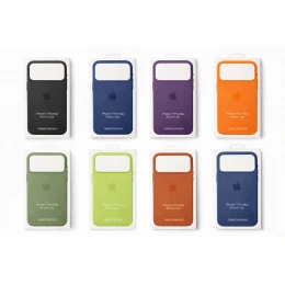 Чохол Silicone Case 1:1 for Apple for iPhone 17 Pro Max with MagSafe animation з кнопкою