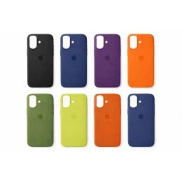 Чохол Silicone Case 1:1 for Apple for iPhone 17 with MagSafe animation з кнопкою