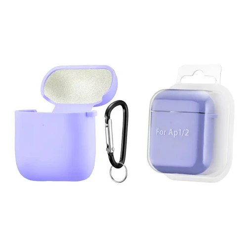 Чохол Silicone Case for Apple for AirPods 1/2 з карабіном