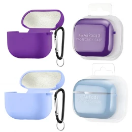 Чохол Silicone Case for Apple for AirPods 3 з карабіном