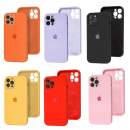 Чохол Silicone Case Full for Apple for iPhone 11 Pro High Copy захист камери квадратні грані