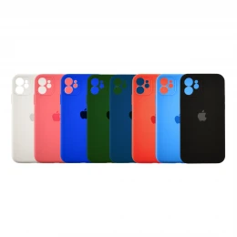 Чохол Silicone Case Full for Apple High Copy for iPhone 12 захист камери
