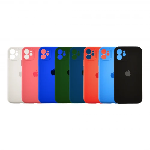 Чохол Silicone Case Full for Apple High Copy for iPhone 12 захист камери