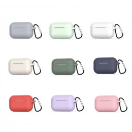 Чохол Soft Silicon Case for Apple for AirPods Pro з карабіном