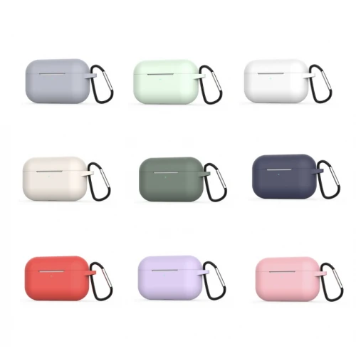 Чохол Soft Silicon Case for Apple for AirPods Pro з карабіном