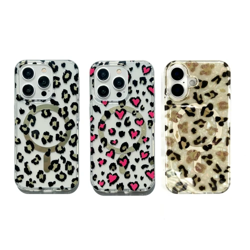 Чохол TPU CASE LAB for Apple Candy Leopard for iPhone 14 Pro Max with MagSafe