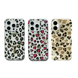 Чохол TPU CASE LAB for Apple Candy Leopard for iPhone 15 Pro with MagSafe