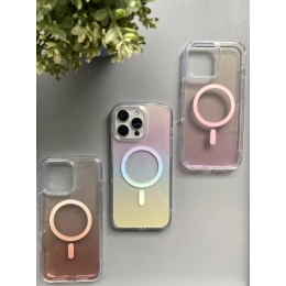 Чохол TPU CASE LAB Rainbow for Apple for iPhone 15 with MagSafe