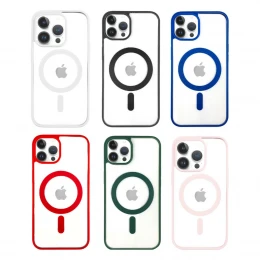 Чохол TPU Clear Color Acryl Case for Apple for iPhone 14 Pro with MagSafe