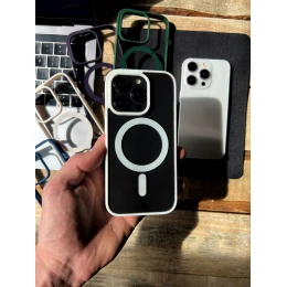 Чохол TPU Clear Color Acryl Case for Apple for iPhone 14 Pro with MagSafe