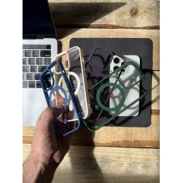 Чохол TPU Clear Color Acryl Case for Apple for iPhone 14 Pro with MagSafe