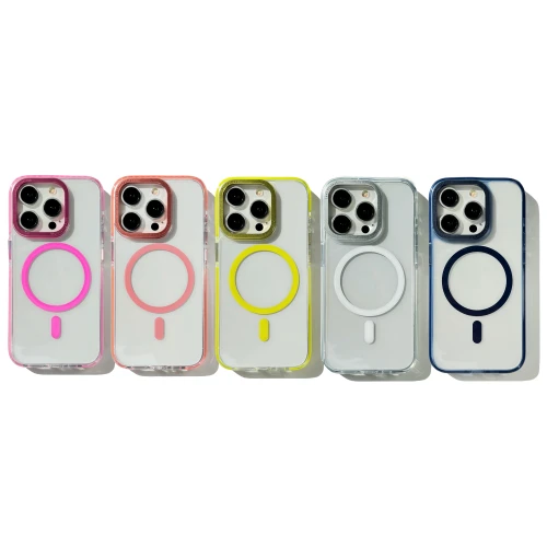 Чохол TPU CASE LAB for Apple Fluorescent Strip Case for iPhone 14 Pro Max with MagSafe