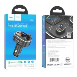 FM-модулятор Hoco E62 PD20W/QC3.0 з дисплеем 20W