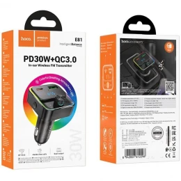 FM-модулятор Hoco E81 3.0 PD/QC