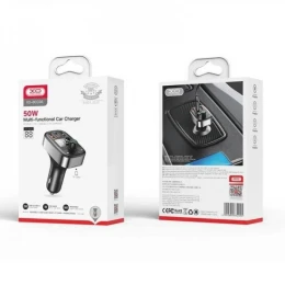FM-модулятор XO BCC06 2USB + USB-C 3A PD/QC3.0 BT+FM+USB(QC/PD)