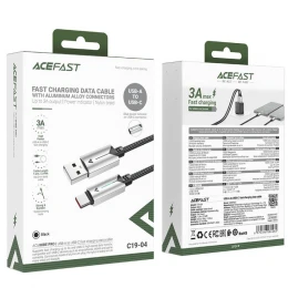 Кабель Acefast C19-04 3A USB to Type-C 1.2m