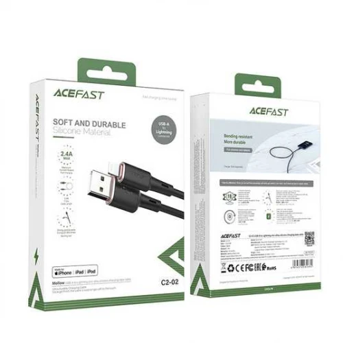 Кабель Acefast C2-02 2.4A USB to Lightning 1.2m