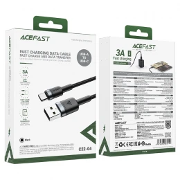 Кабель Acefast C22-04 3A USB to Type-C 1.2m