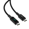 Кабель Acefast C6-03 with display PD 100W 5A Type-C to Type-C 2m
