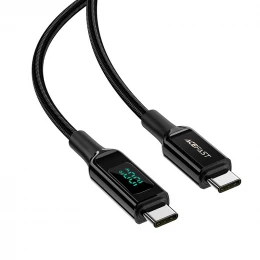 Кабель Acefast C6-03 with display PD 100W 5A Type-C to Type-C 2m