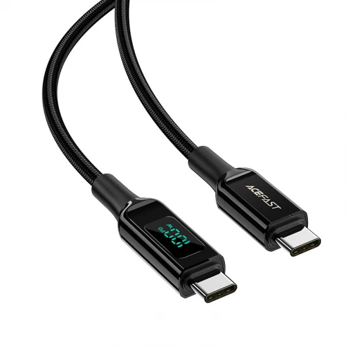 Кабель Acefast C6-03 with display PD 100W 5A Type-C to Type-C 2m