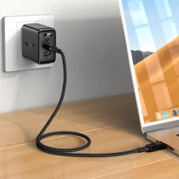 Кабель Acefast C6-03 with display PD 100W 5A Type-C to Type-C 2m
