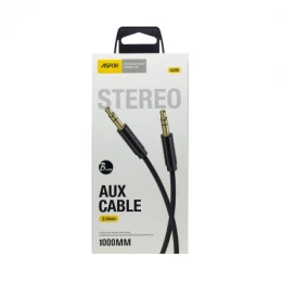 Кабель AUX Aspor A230 3.5 to 3.5 1m